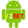 Aplicativo V2Bet para Android