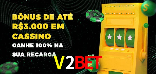 V2Bet melhor bônus de depósito
