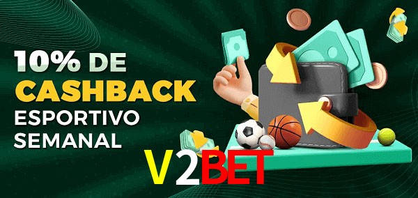 10% de bônus de cashback na V2Bet
